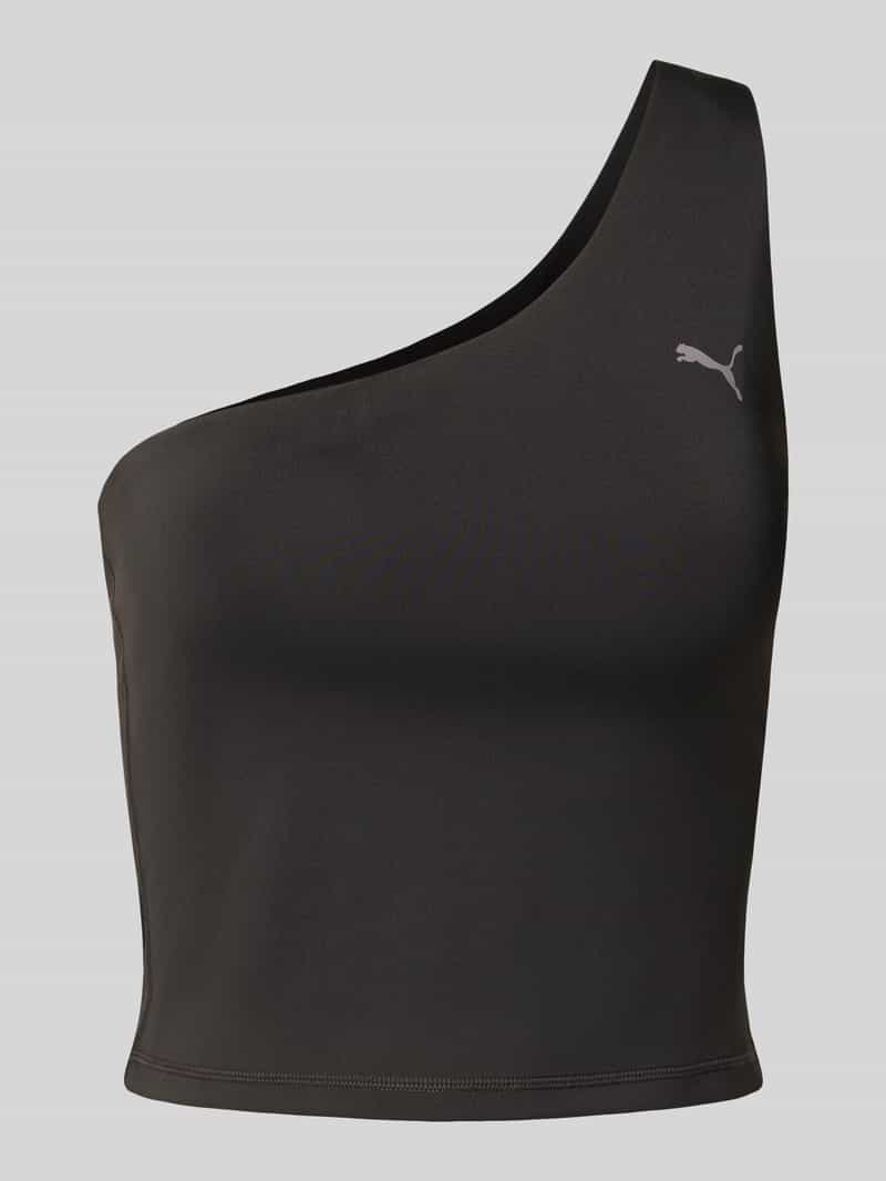 Puma Tanktop met one shoulder-band en logoprint