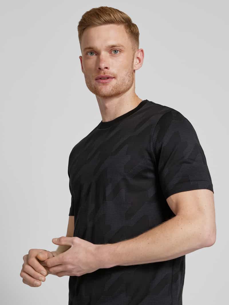 Boss T-shirt met labeldetail model 'Thompson'