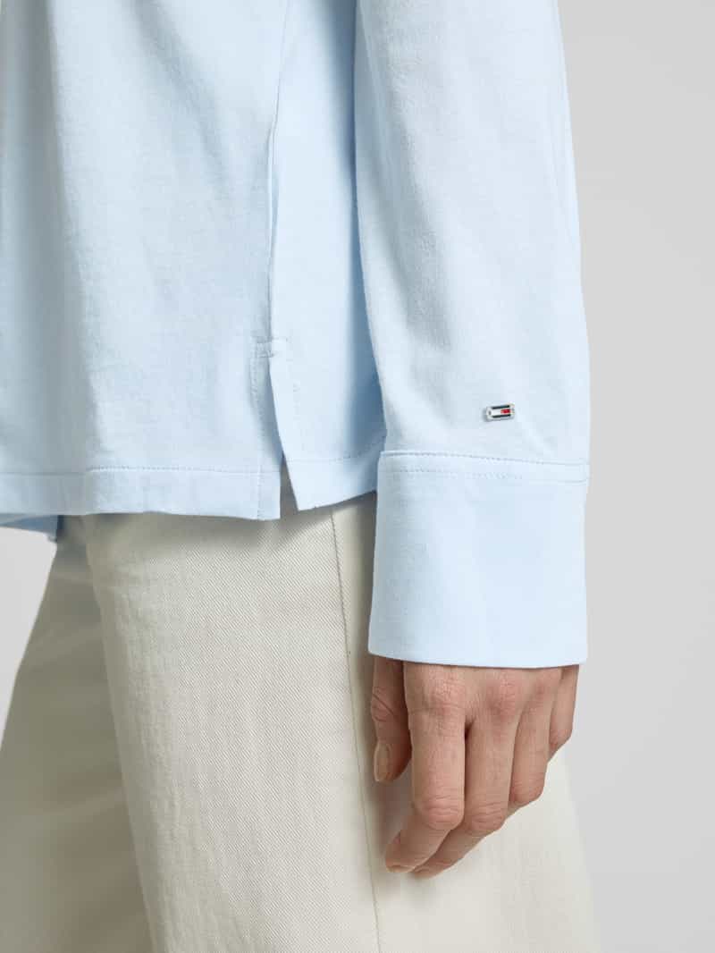 Tommy Hilfiger Regular fit blouse met logo-applicatie