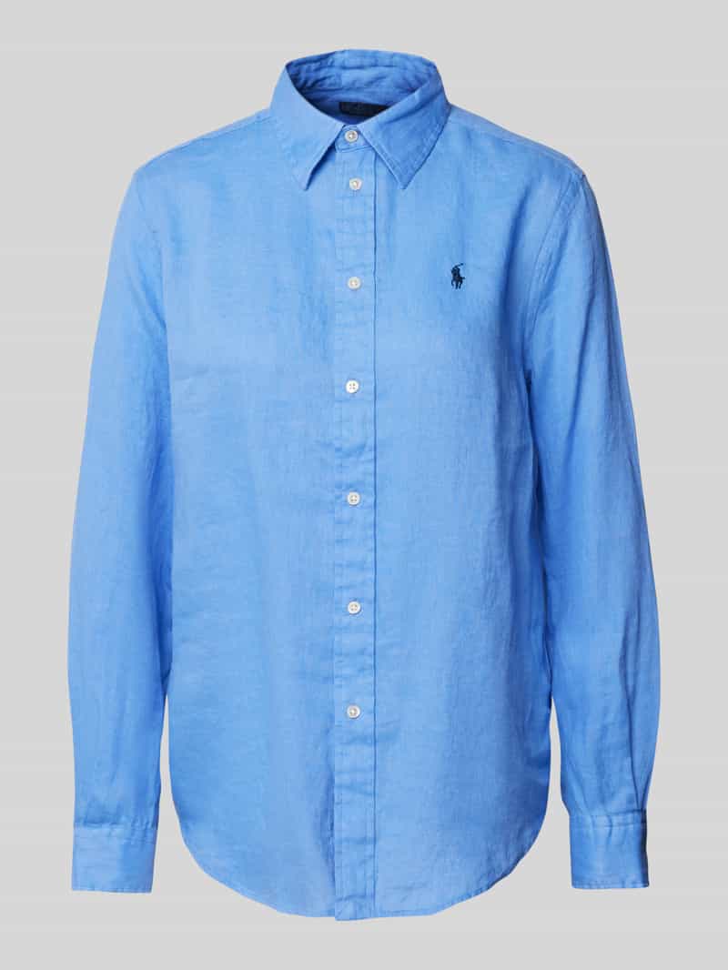 Polo Ralph Lauren Loose fit overhemdblouse van puur linnen met knoopsluiting