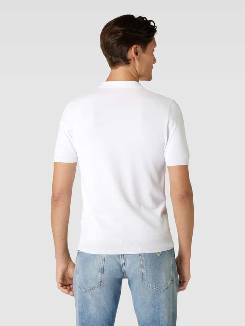 Poloshirt met korte ritssluitingsoverslag Antony Morato