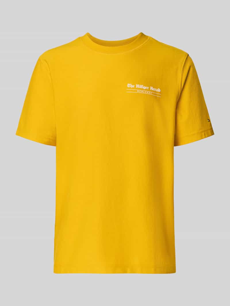 Tommy Hilfiger Regular fit T-shirt van puur katoen