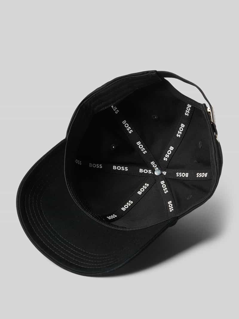 Boss Baseballpet met labeldetail