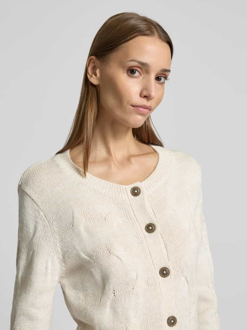FREE QUENT Gebreide cardigan met structuurmotief model 'Jazz'