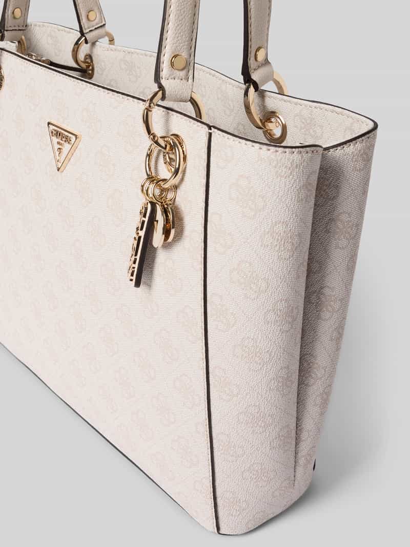 Guess Handtas met labelapplicatie model 'NOELLE'