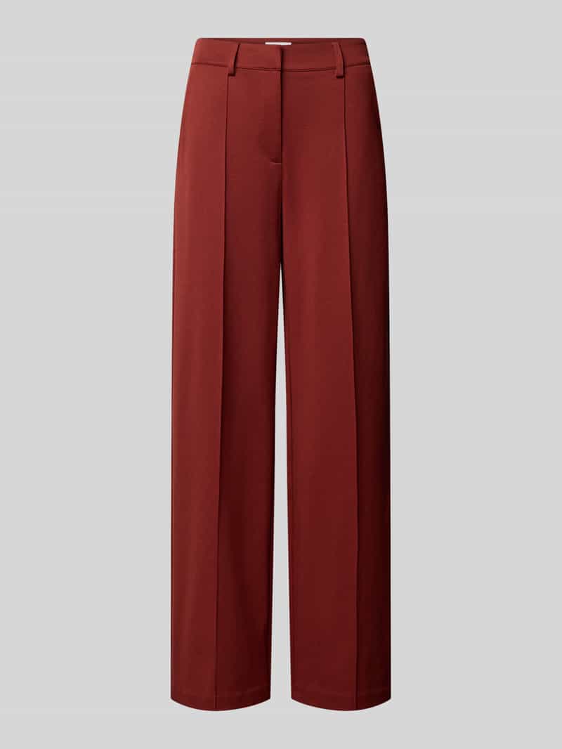 Ichi broek met wijd pijp en lengtenaden model 'KATE'