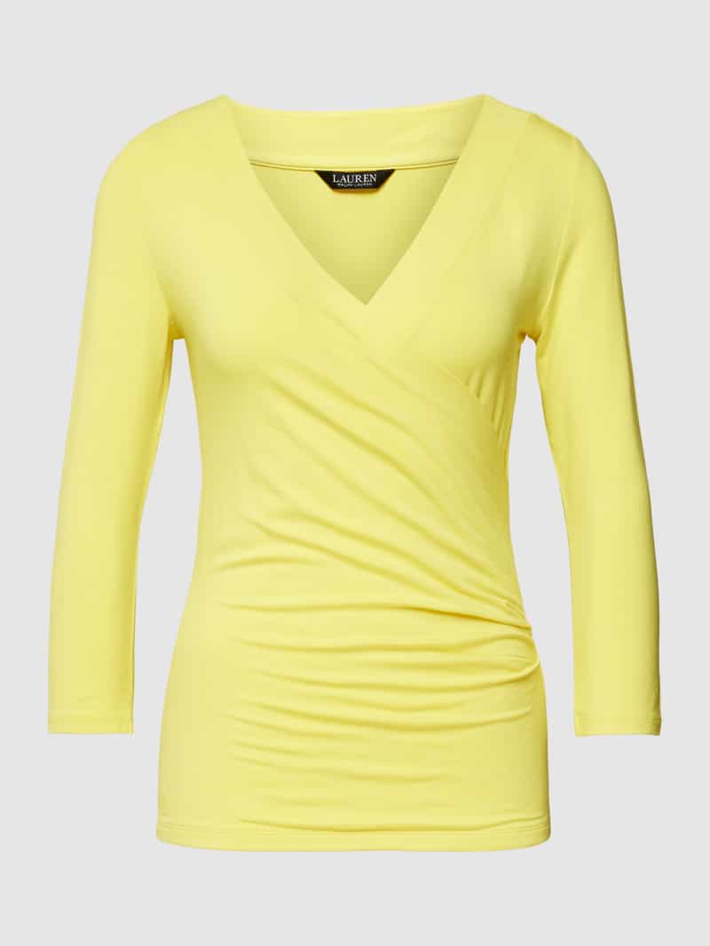 Lauren Ralph Lauren Shirt met lange mouwen in wikkellook model 'ALAYJA'