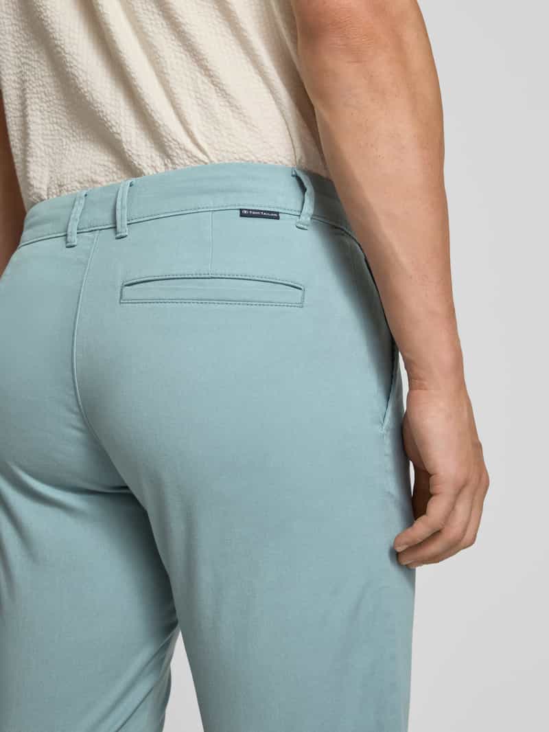 Tom Tailor Slim fit korte chino van katoenmix