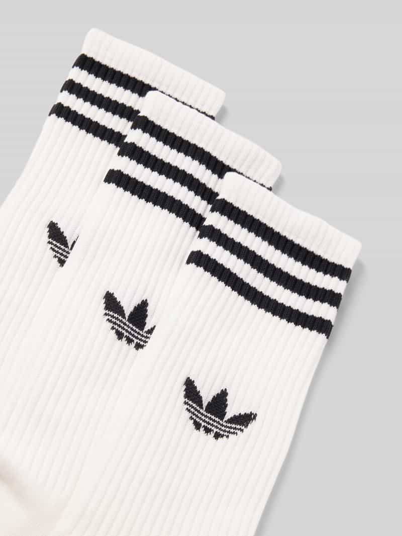adidas Originals Sokken met labelprint in een set van 3 paar