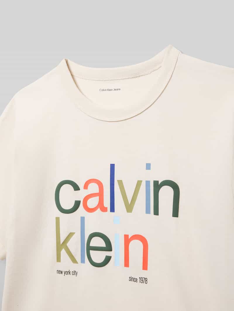 Calvin Klein Jeans T-shirt met labelprint