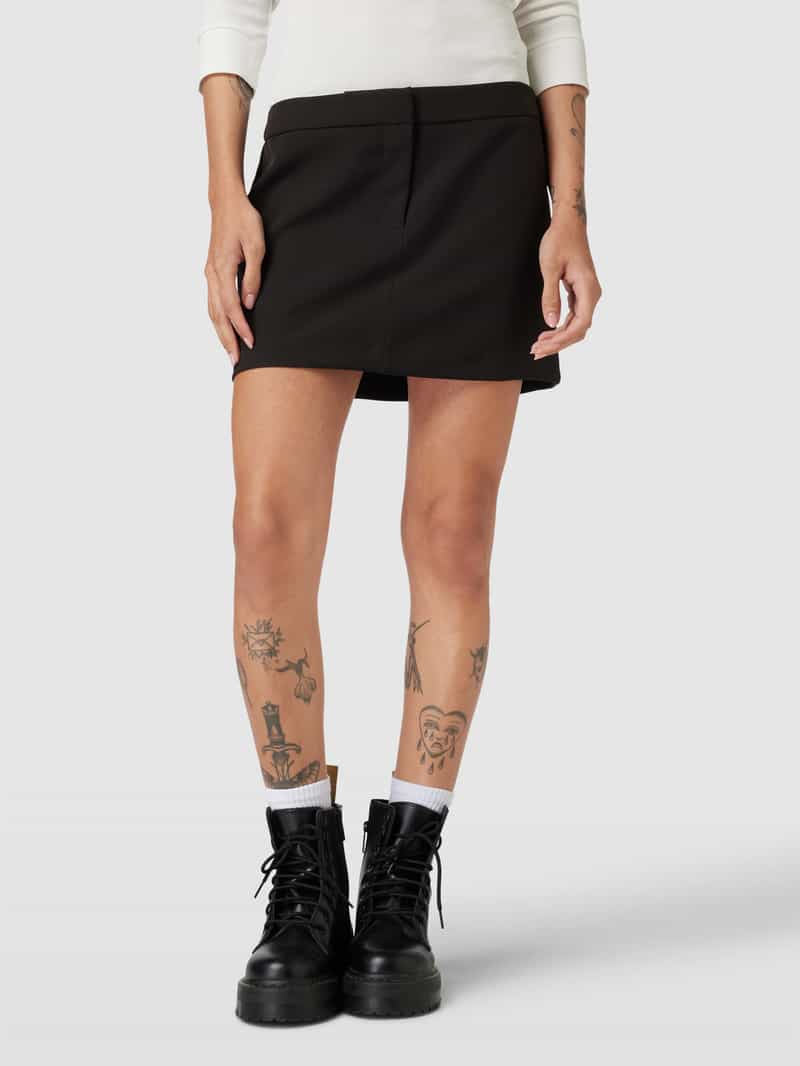 Minirok in effen design, model 'Freya' EDITED