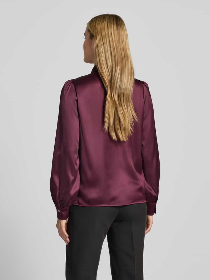 Christian Berg Woman Selection Regular fit overhemdblouse van satijn