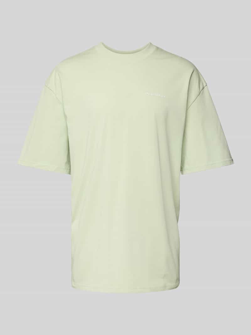 Oversized T-shirt met labelprint