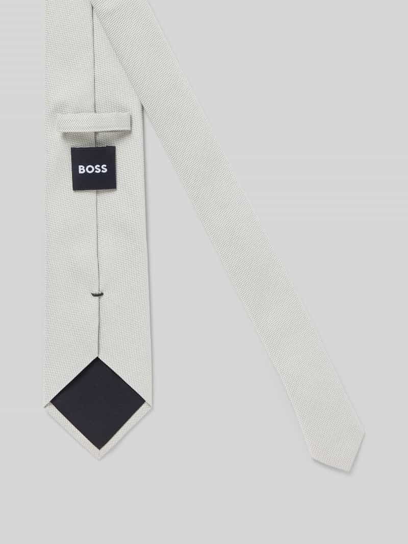 Boss Stropdas met jacquardstructuur