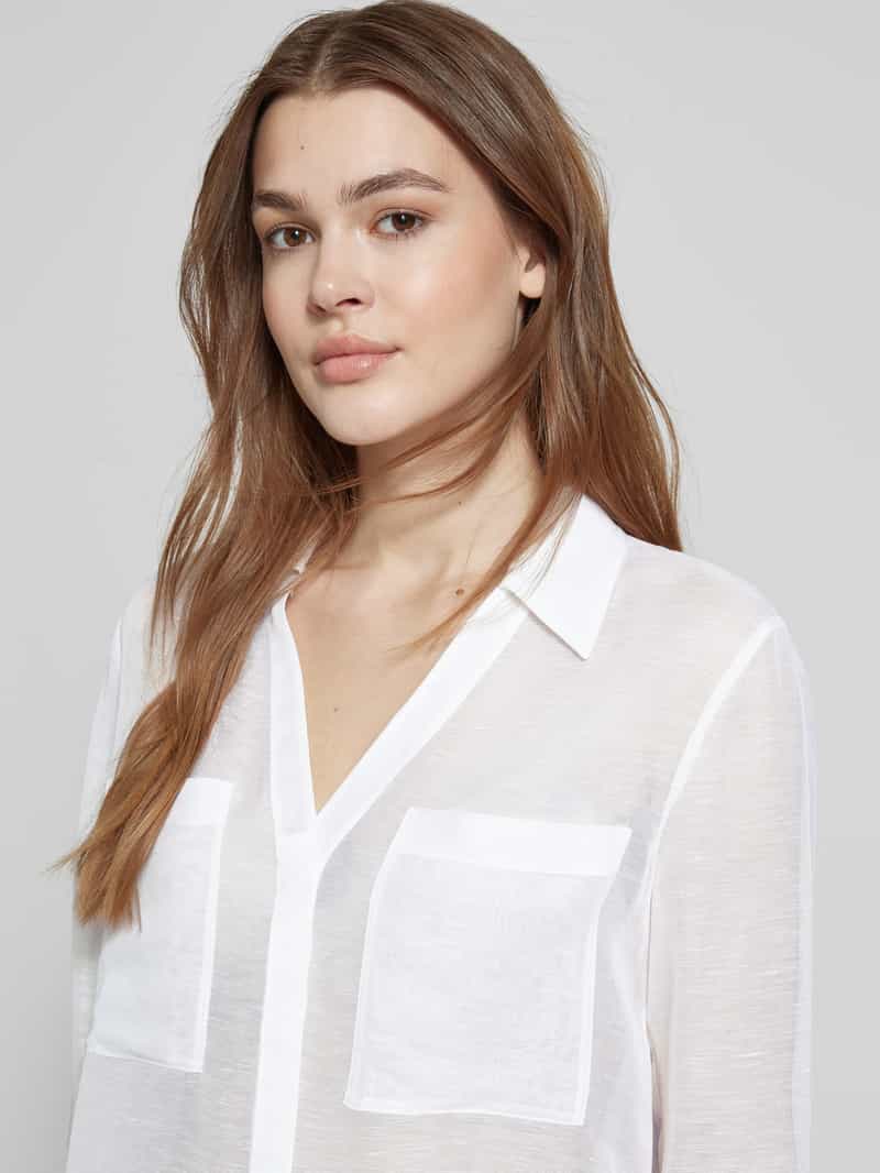 Boss Regular fit blouse van een mix van viscose en linnen model 'Bosala'