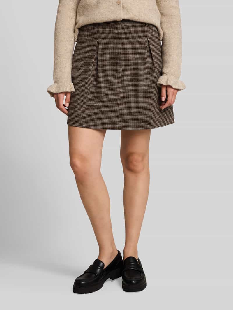 Tom Tailor Denim minirok van viscosemix met plooi
