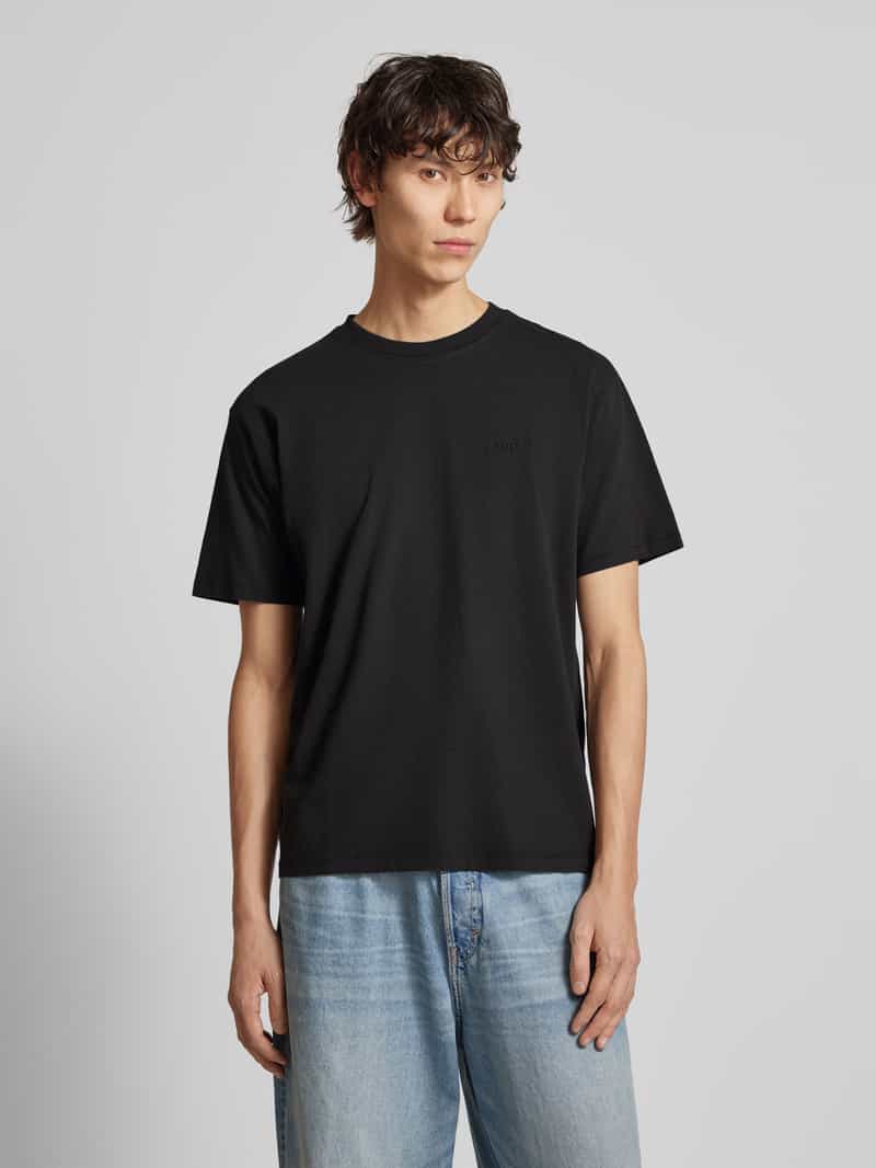 Levi's T-shirt met labelstitching mineral black, foto 4