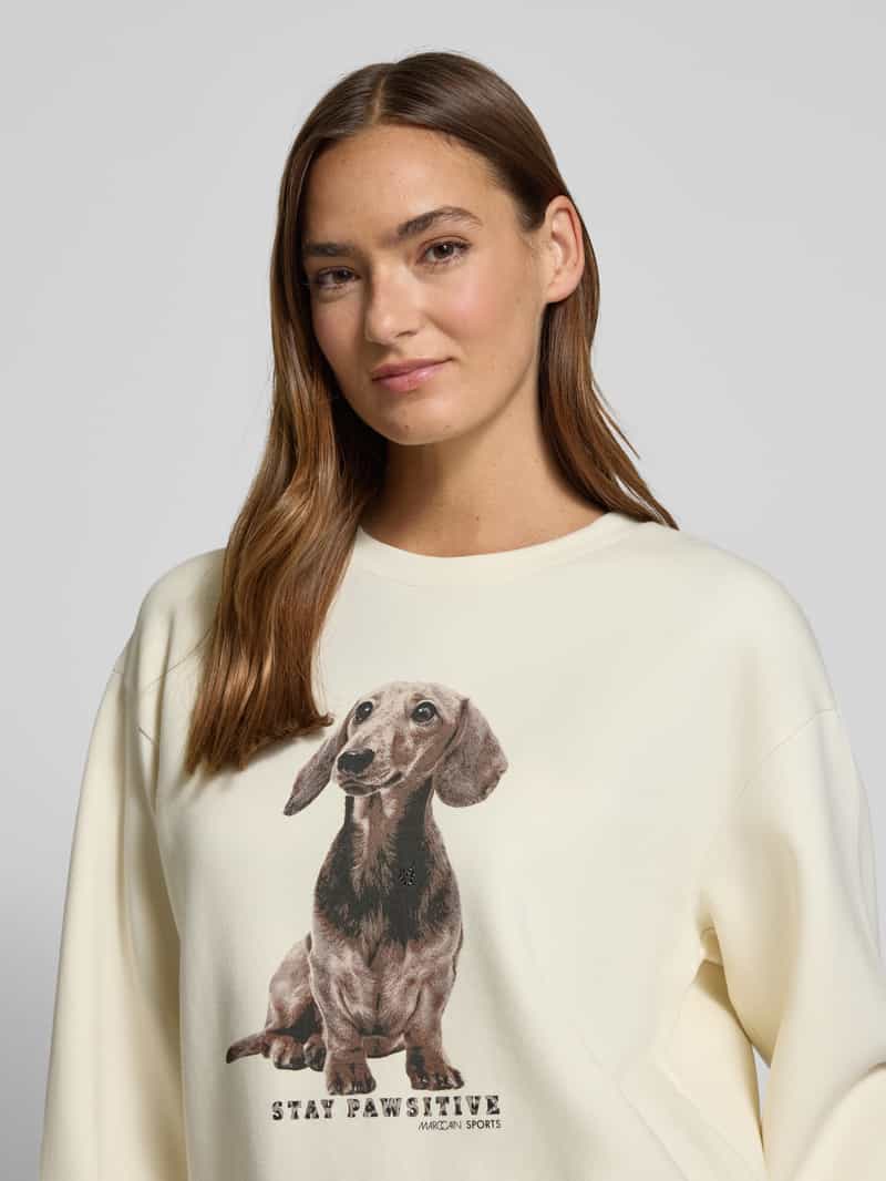 Marc Cain Sweatshirt met ribboorden