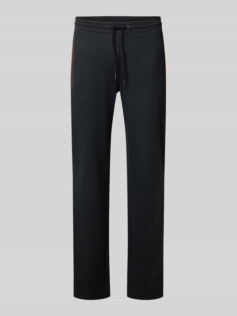 Bugatti Regular fit sweatpants met achterzak model 'Selanik'