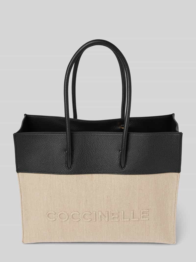 Coccinelle Shopper met labelstitching model 'MYRTHA'