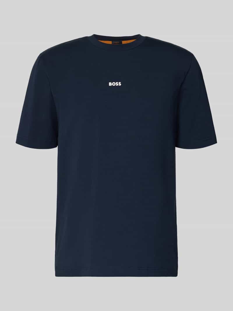 T-shirt met labelprint