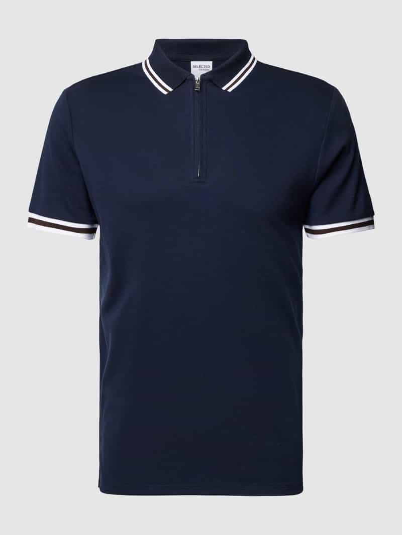 Selected Homme Slim fit poloshirt met labeldetail model 'TOULOUSE'