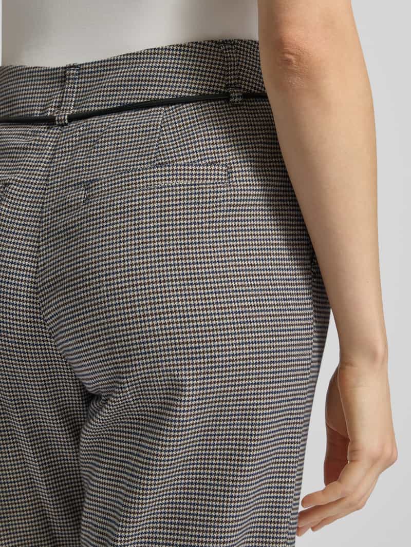 Zero Broek met omslag en strikceintuur