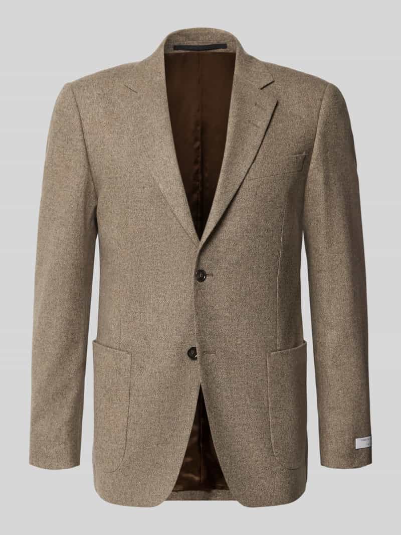 Tiger of Sweden Slim Fit Sakko aus reiner Viskose Modell 'Justin' in Beige, Größe 50 209344050