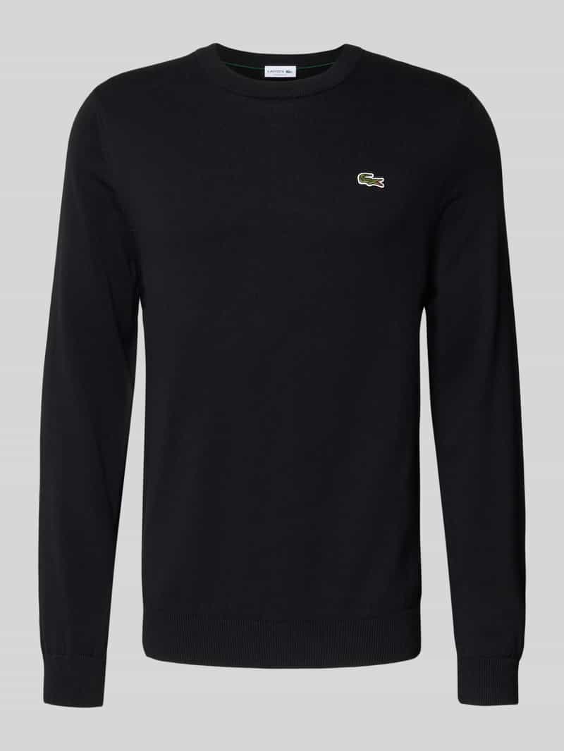 Lacoste Regular fit gebreide pullover van katoenmix
