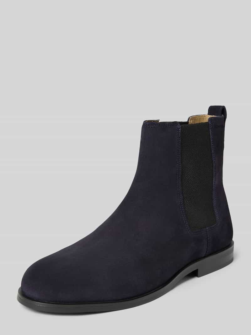 Chelsea boots met elastische inzet