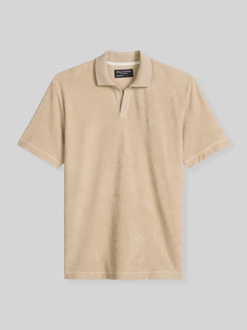 regular fit poloshirt van puur katoen badstof