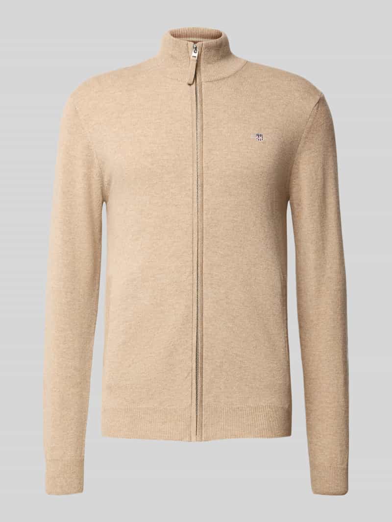 Gant Gebreid jack met ritssluiting
