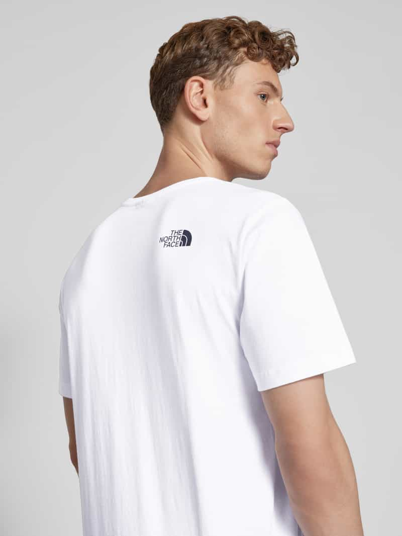 The North Face T-shirt met labelprint model 'EASY'