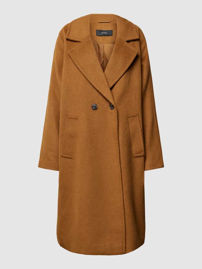 Vero Moda Outdoor Lange jas met reverskraag en steekzakken model 'HAZEL'