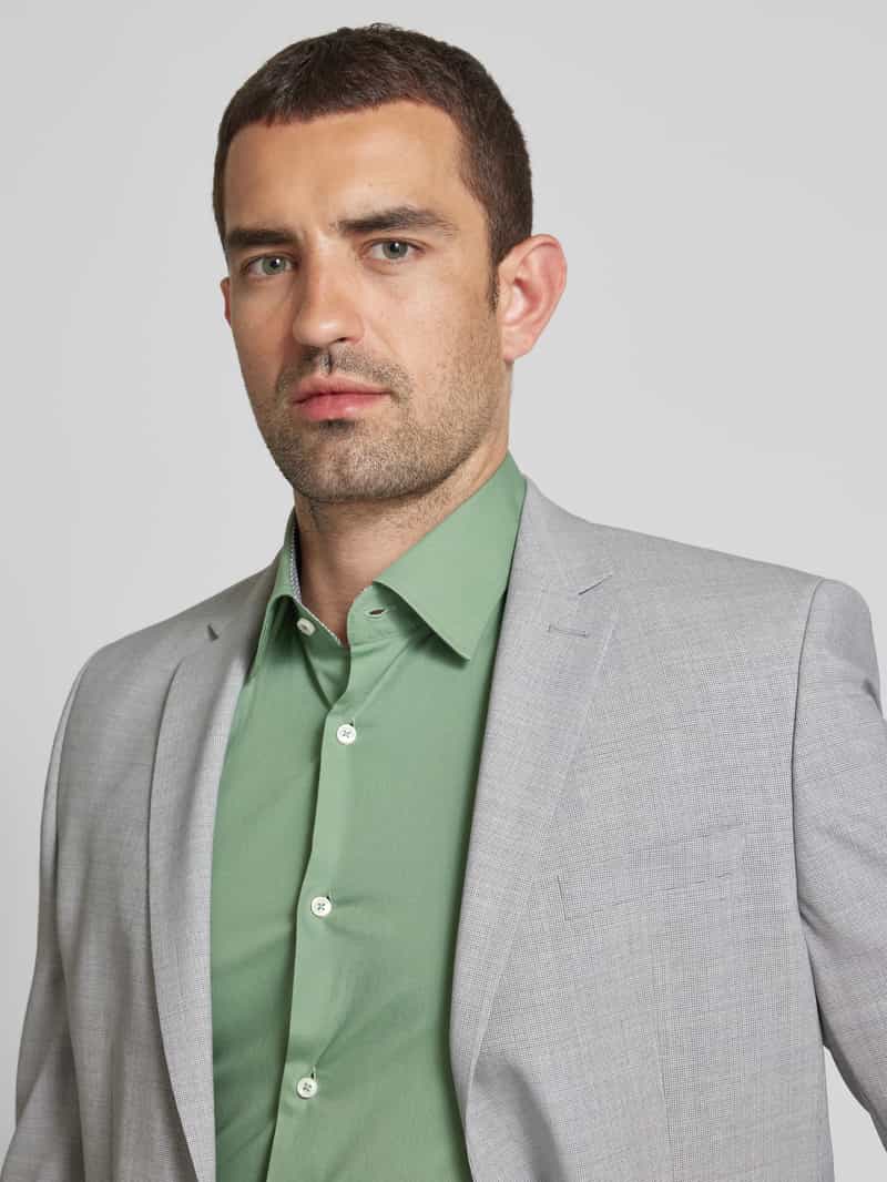 Boss Slim fit zakelijk overhemd met kentkraag model 'Hank'