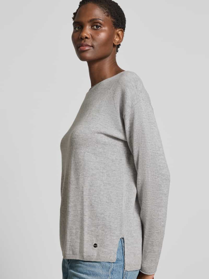 BRAX Wollen pullover met boothals model 'STYLE.LIZ'
