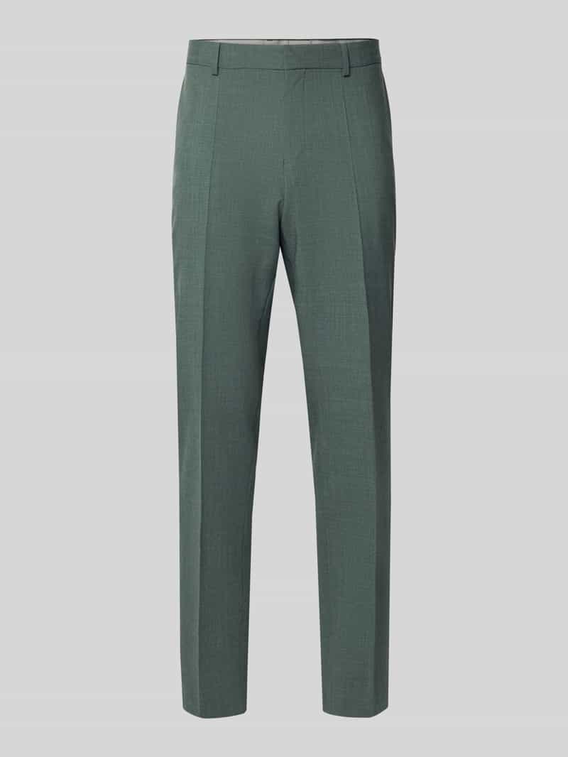 Boss Slim fit pantalon met scheerwol model 'H-GENIUS-253'