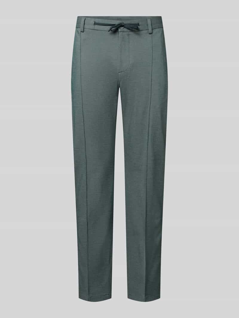 s.Oliver - male - Elastische broek met twillstructuur en trekkoord
