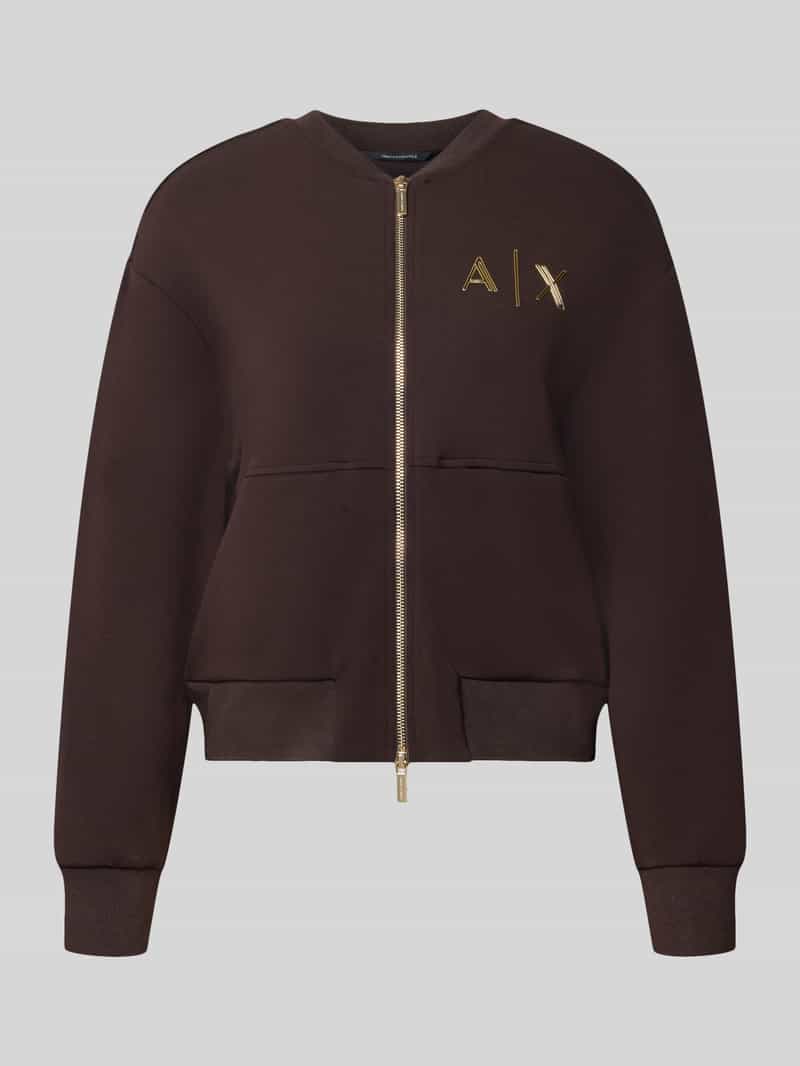 Sweatjack met labelprint