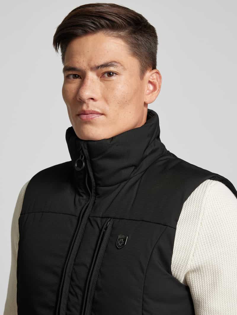 Wellensteyn Regular fit bodywarmer met labelapplicatie model 'NORDSEE'