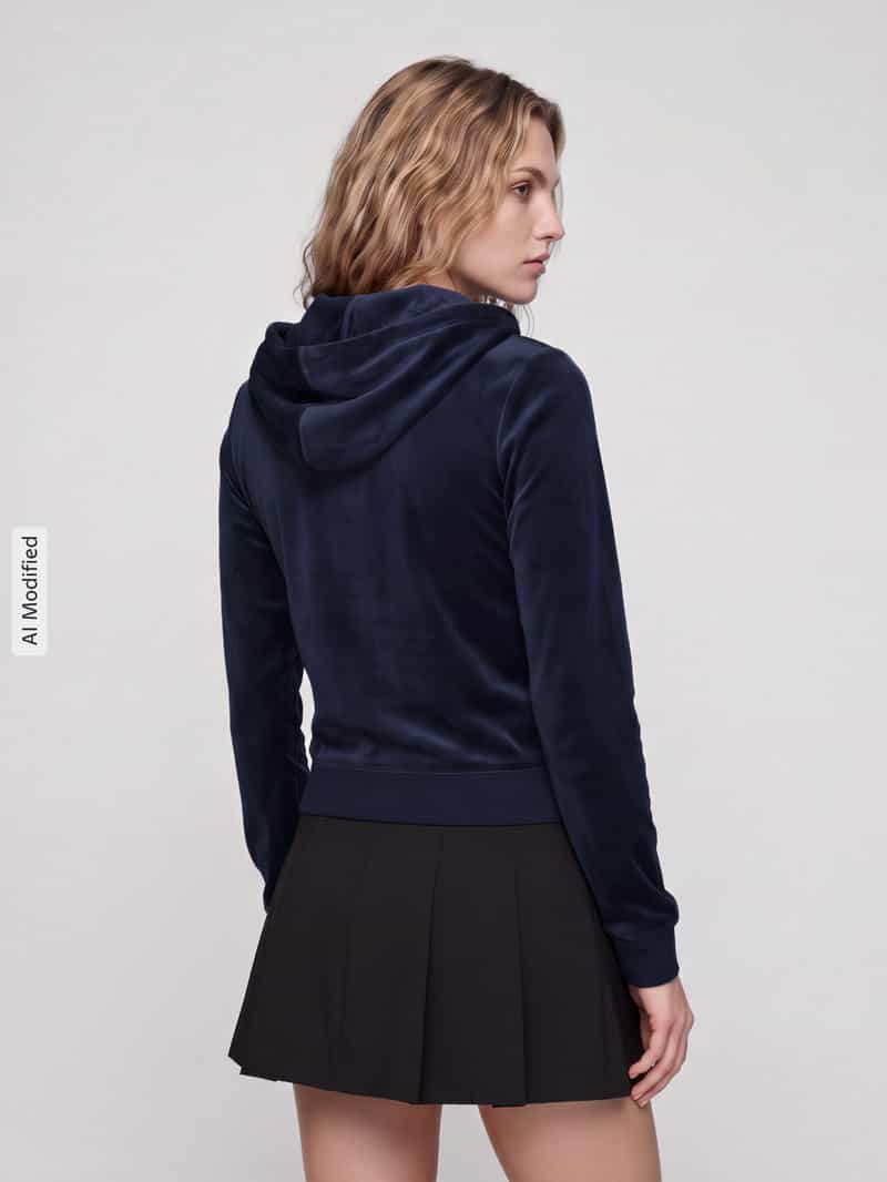 Juicy Couture Sweatjack met fluweeloptiek