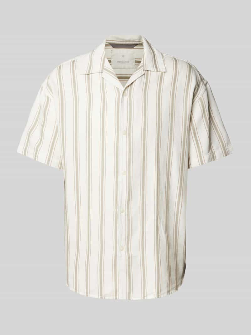 Jack & Jones Premium Regular fit vrijetijdsoverhemd met reverskraag, model 'MONTANA RESORT'