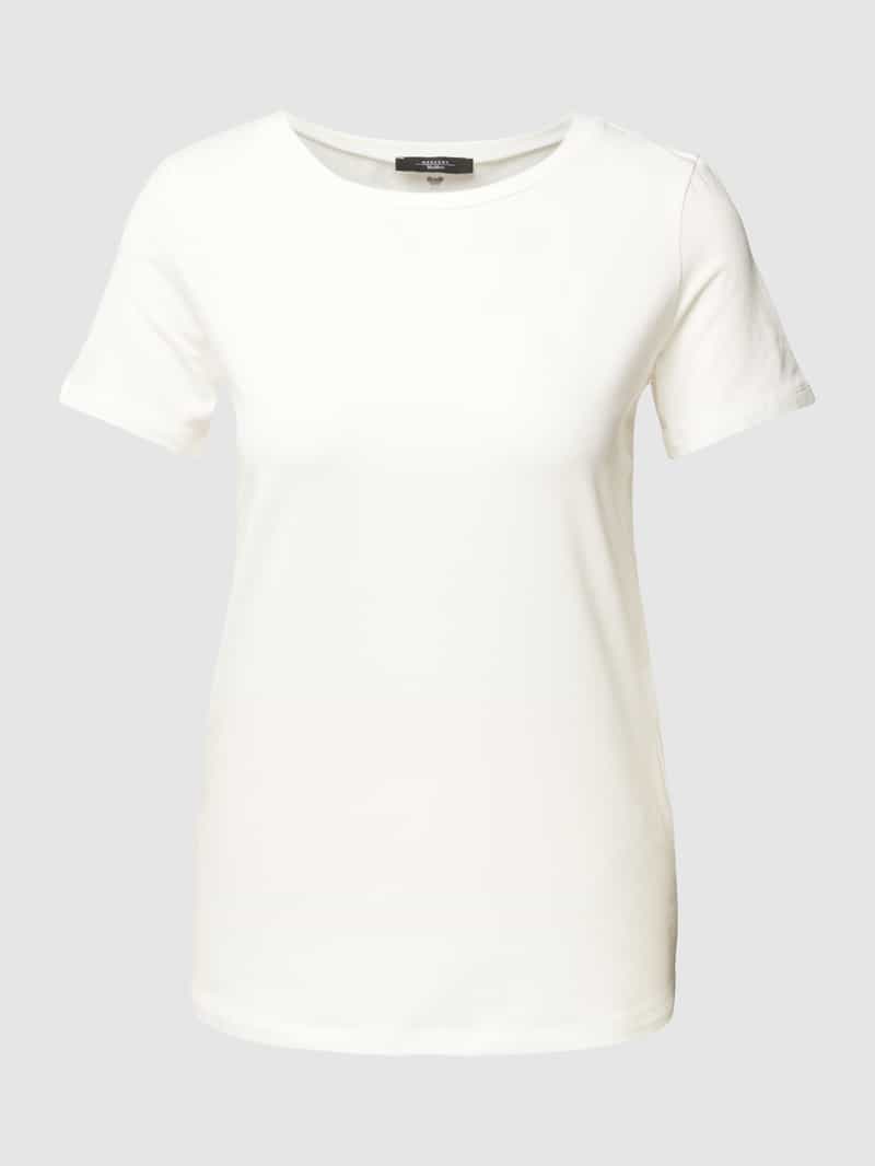 Weekend Max Mara T-shirt in wit met ronde hals model 'MULTIB'