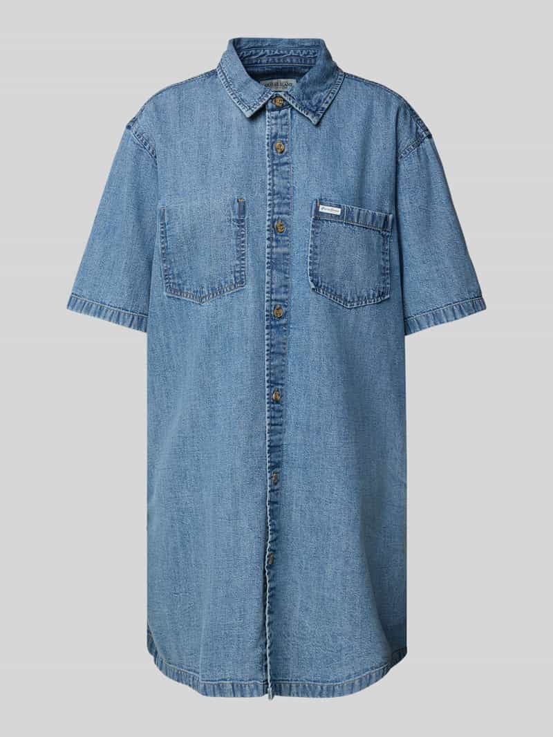Guess Jeans Oversized jeansjurk met borstzakken