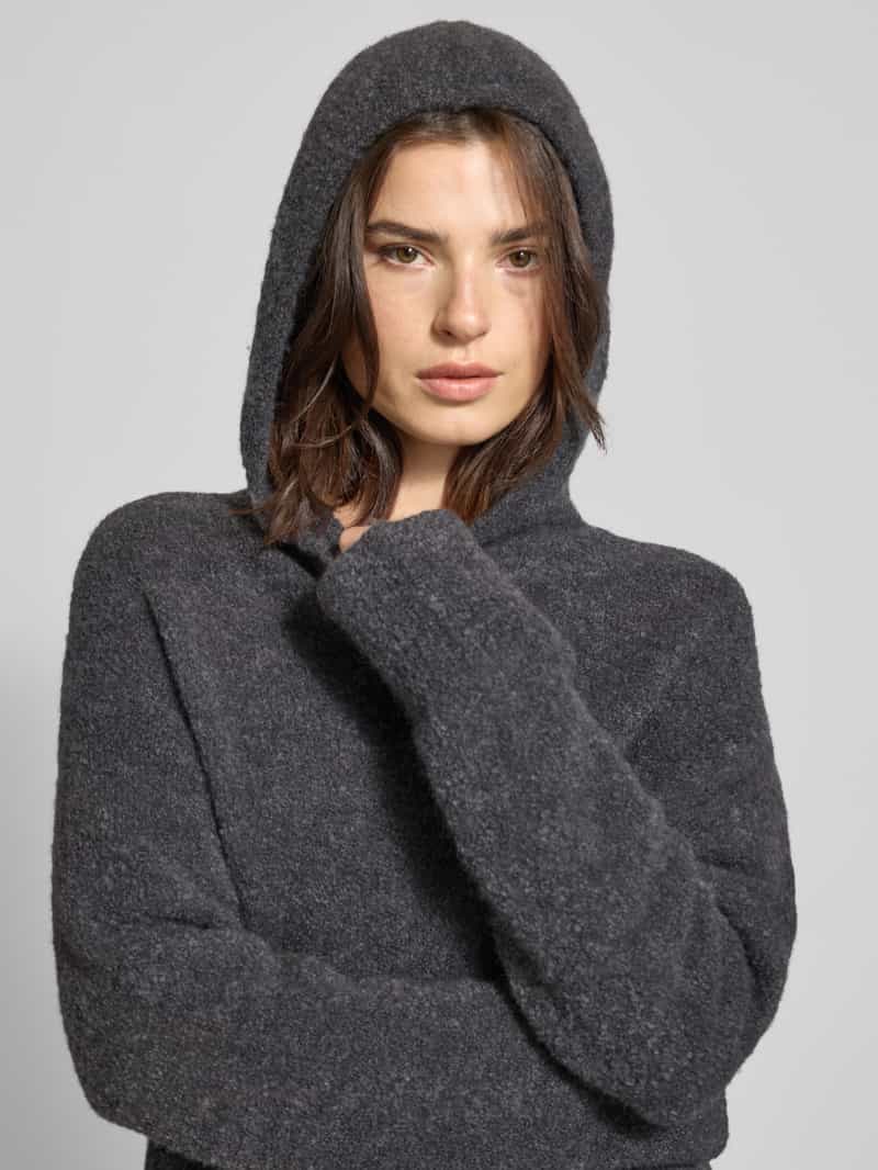 Marc O'Polo Relaxed fit hoodie van scheerwolmix