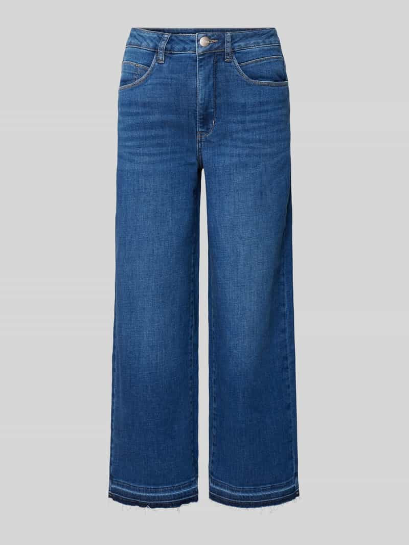 Tom Tailor Korte culotte-jeans met katoen