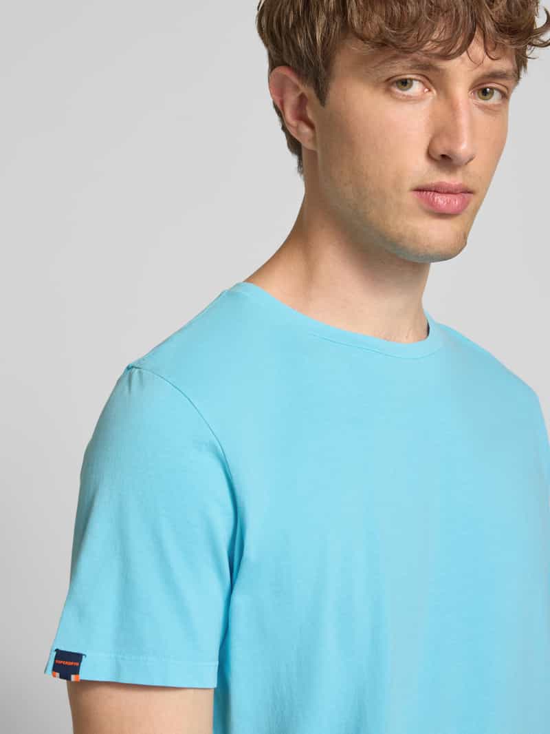 Superdry T-shirt met labeldetail