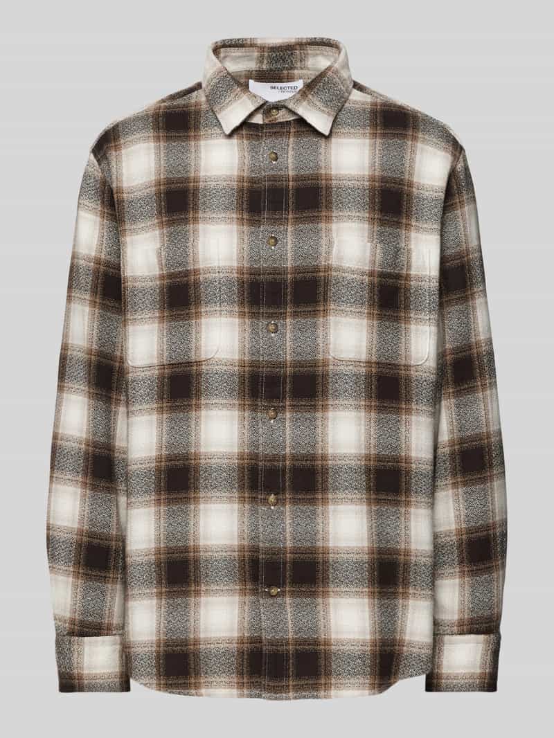 Selected Homme Regular fit vrijetijdsoverhemd met borstzakken
