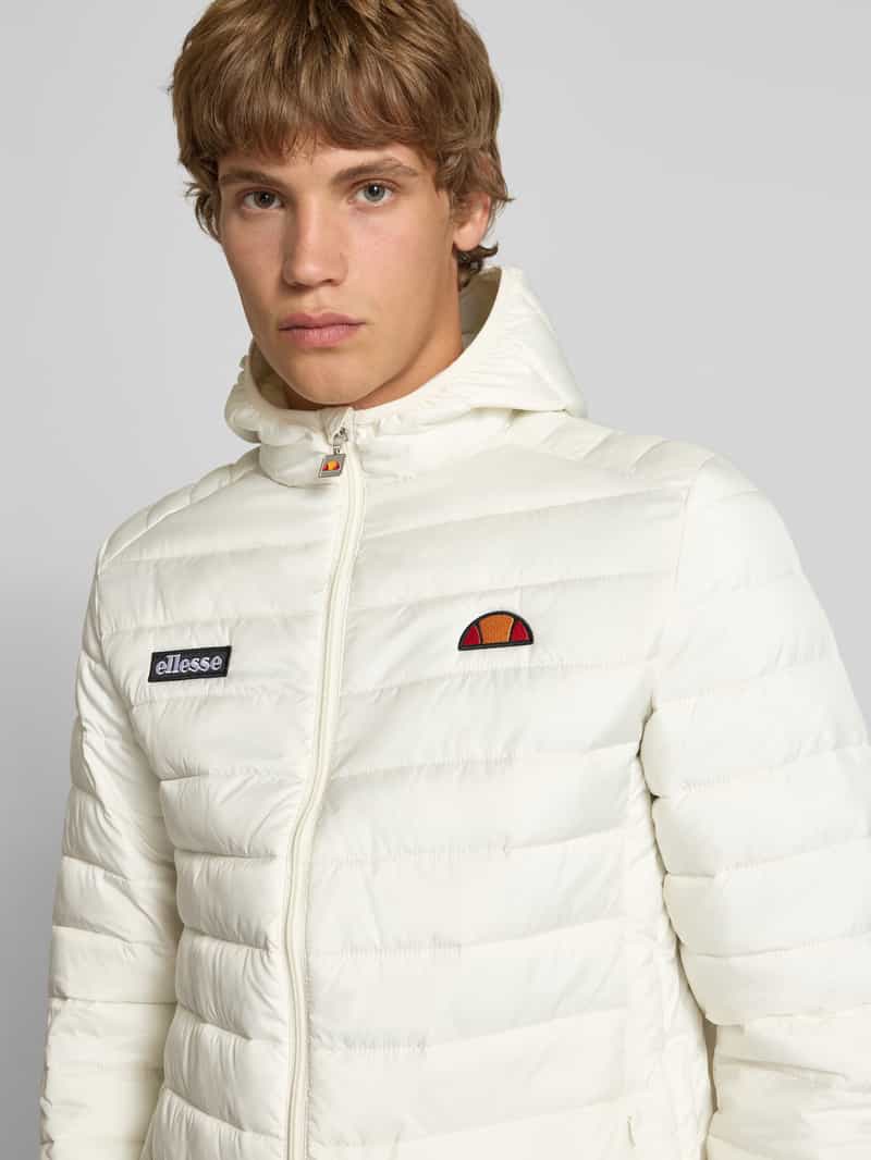 Ellesse Gewatteerd jack met labelpatch model 'LOMBARDY'