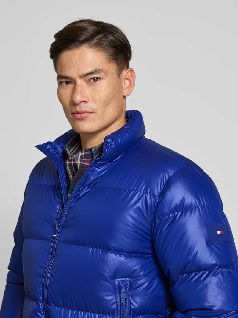Tommy Hilfiger Regular fit donsjack met doorgestikte naden